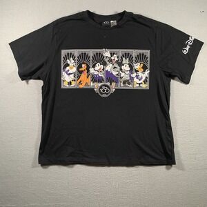 Disney Parks 100th Anniversary Mickey Minnie Donald Daisy Pluto‎ Goofy Shirt L
